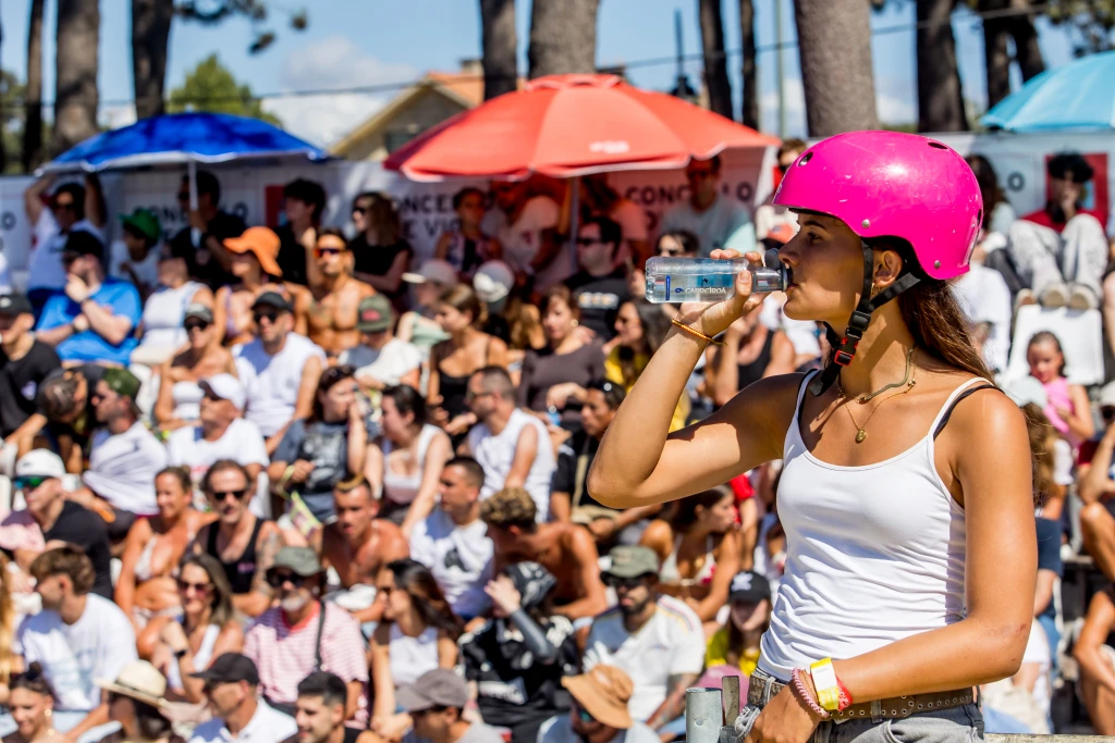 Valentina Krauel recupera su corona en la World Cup Skateboarding