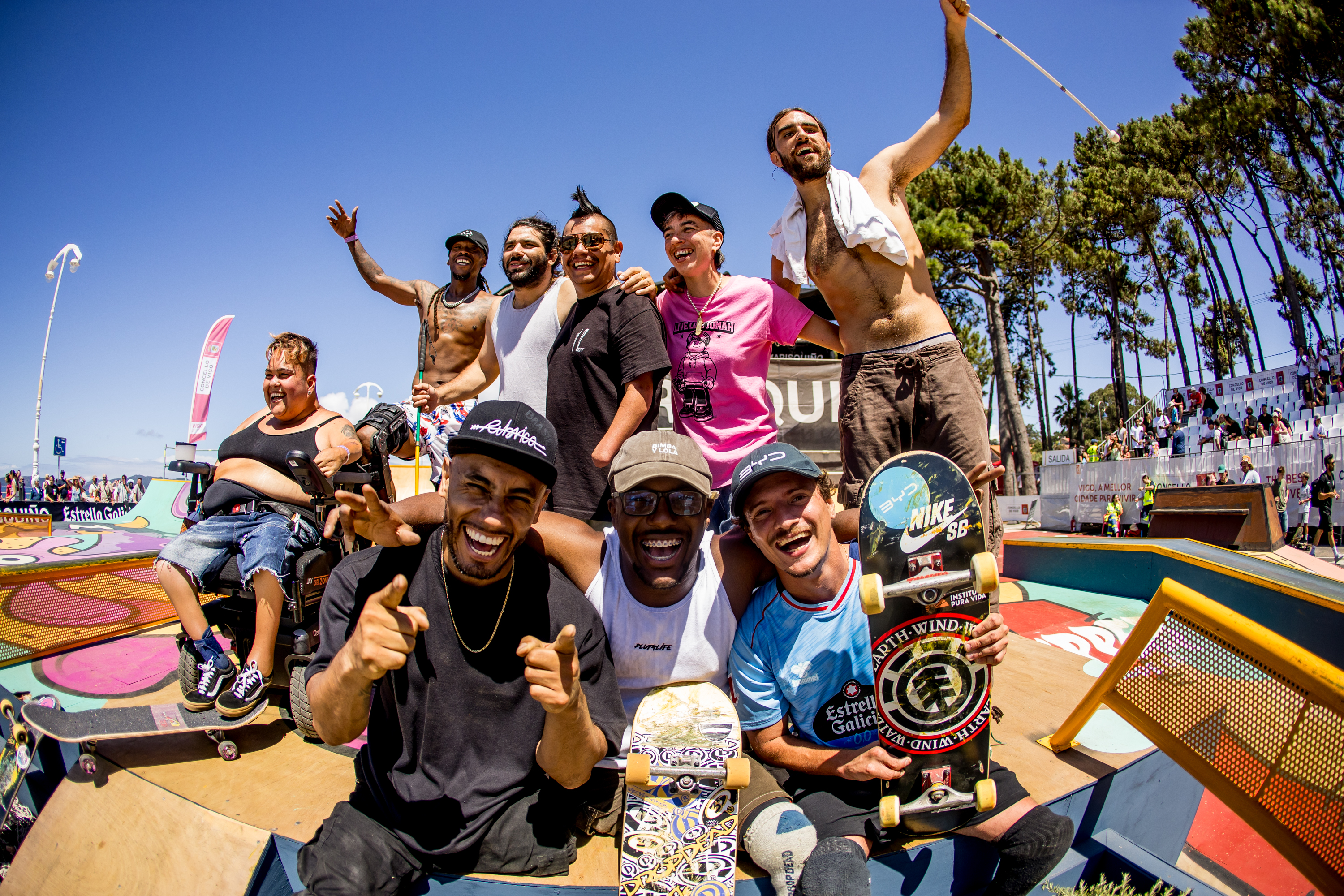 Italo Romano, invencible en Skate Adaptive